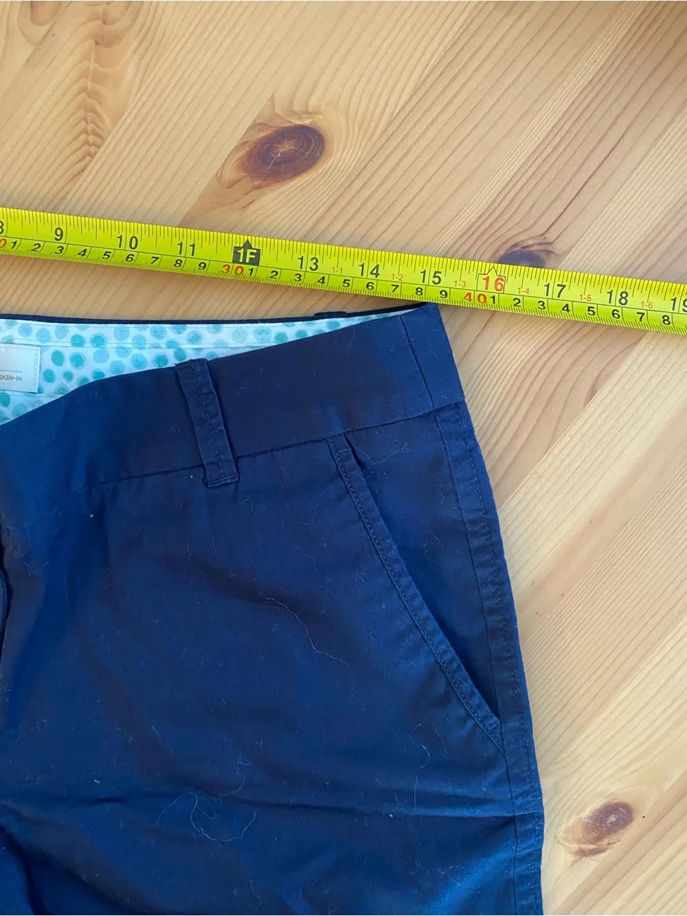 J. Crew Factory Classic 5” Chino Short Cotton Blue 6